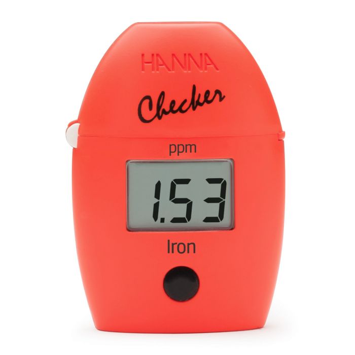 Iron Checker HC® colorimeter: Range 0.00 to 5.00 ppm (mg/L)